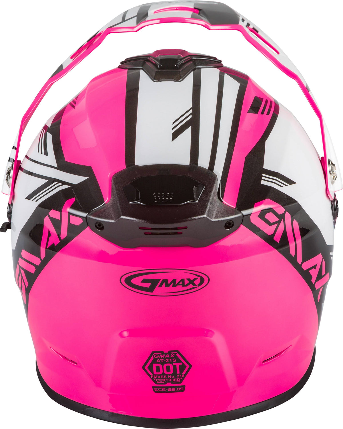 Pink White Black Snow Helmet with Shield V897
