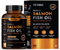 Omega 3 Salmon Fish Oil Softgel Capsules 1250mg L159