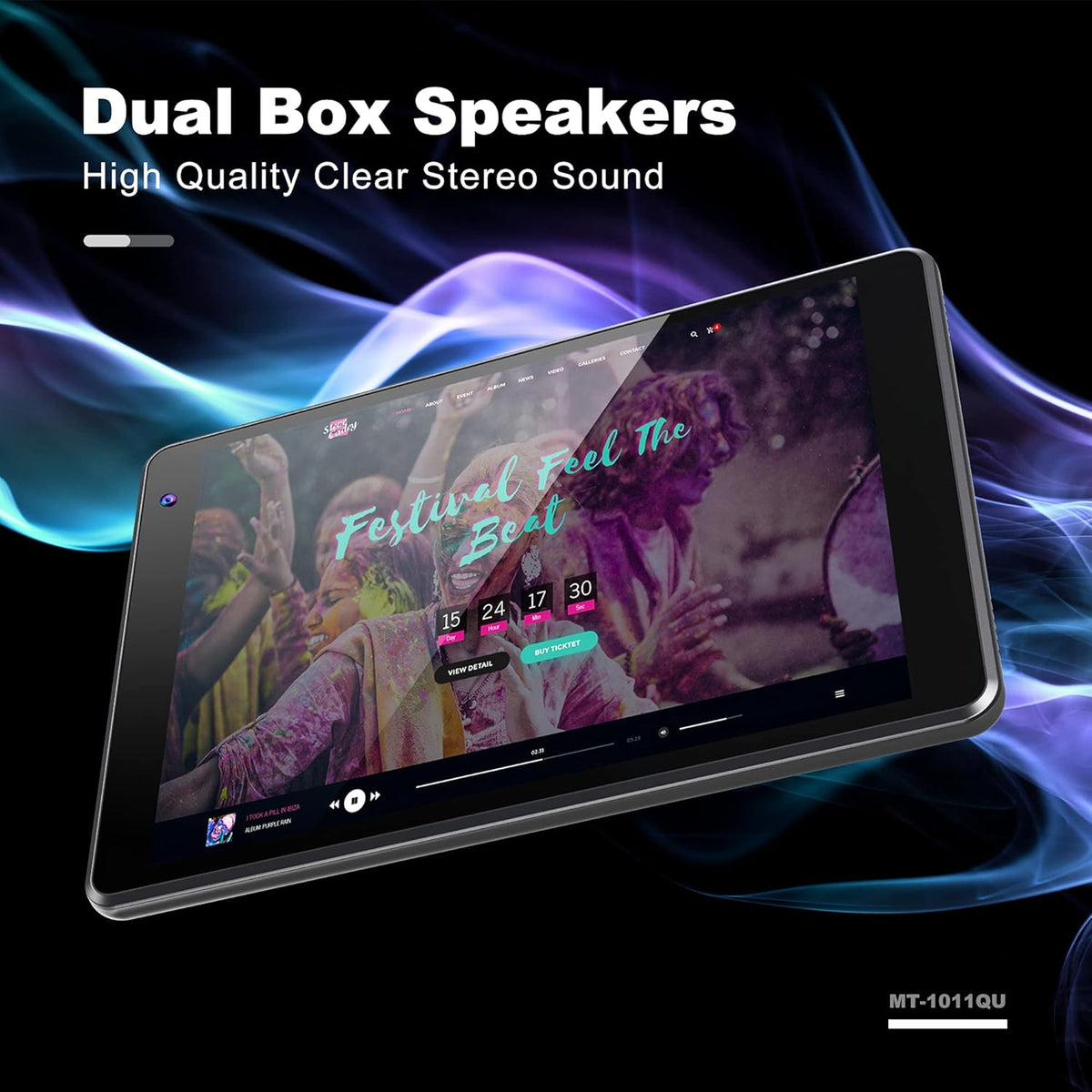 7.5 Inch IPS Display Android 10 Tablet 2GB RAM 32GB ROM Pack of 2 H1087