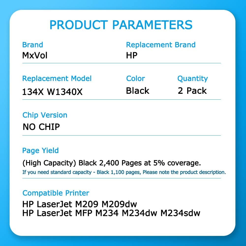 2-Pack Black Toner Cartridge for HP Printer D37031
