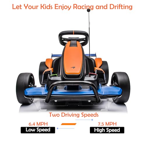 24V Electric Go Kart with 400W Motor, 2 Speeds Drift Kart W333