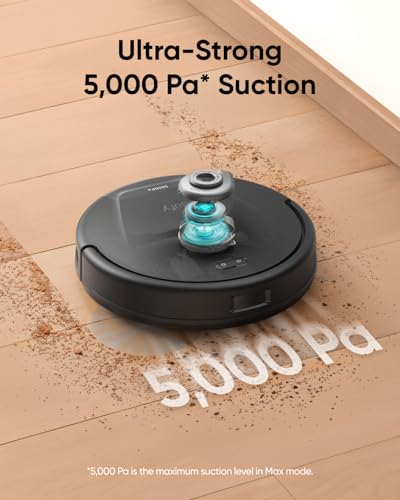 Robot Vacuum with Self Empty Station, 5,000 Pa Suction O702