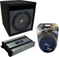 Ported 15 Sub Box Enclosure & Amp P656