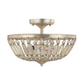 3 Light Semi-Flush Winter Gold A746