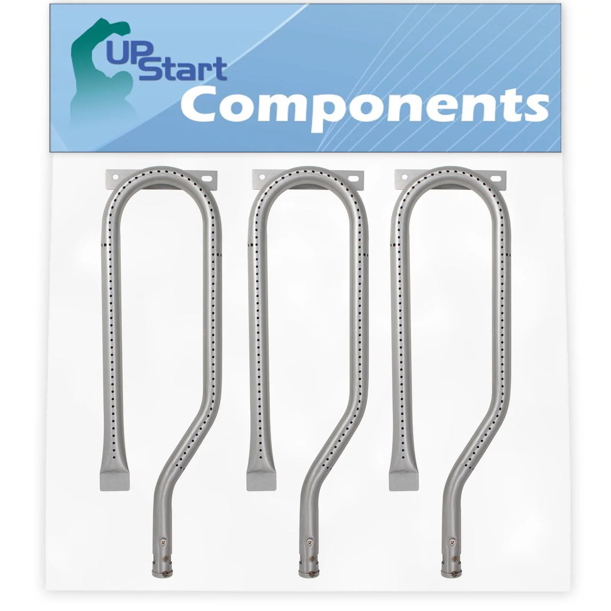 3-Pack Stainless Steel BBQ Gas Grill Tube Burner Replacement Parts H2733