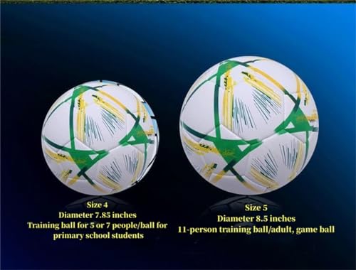 Soccer Ball Size 5 and Size 4 Thermally Bonded Match Ball with Seamless Stitching T749953