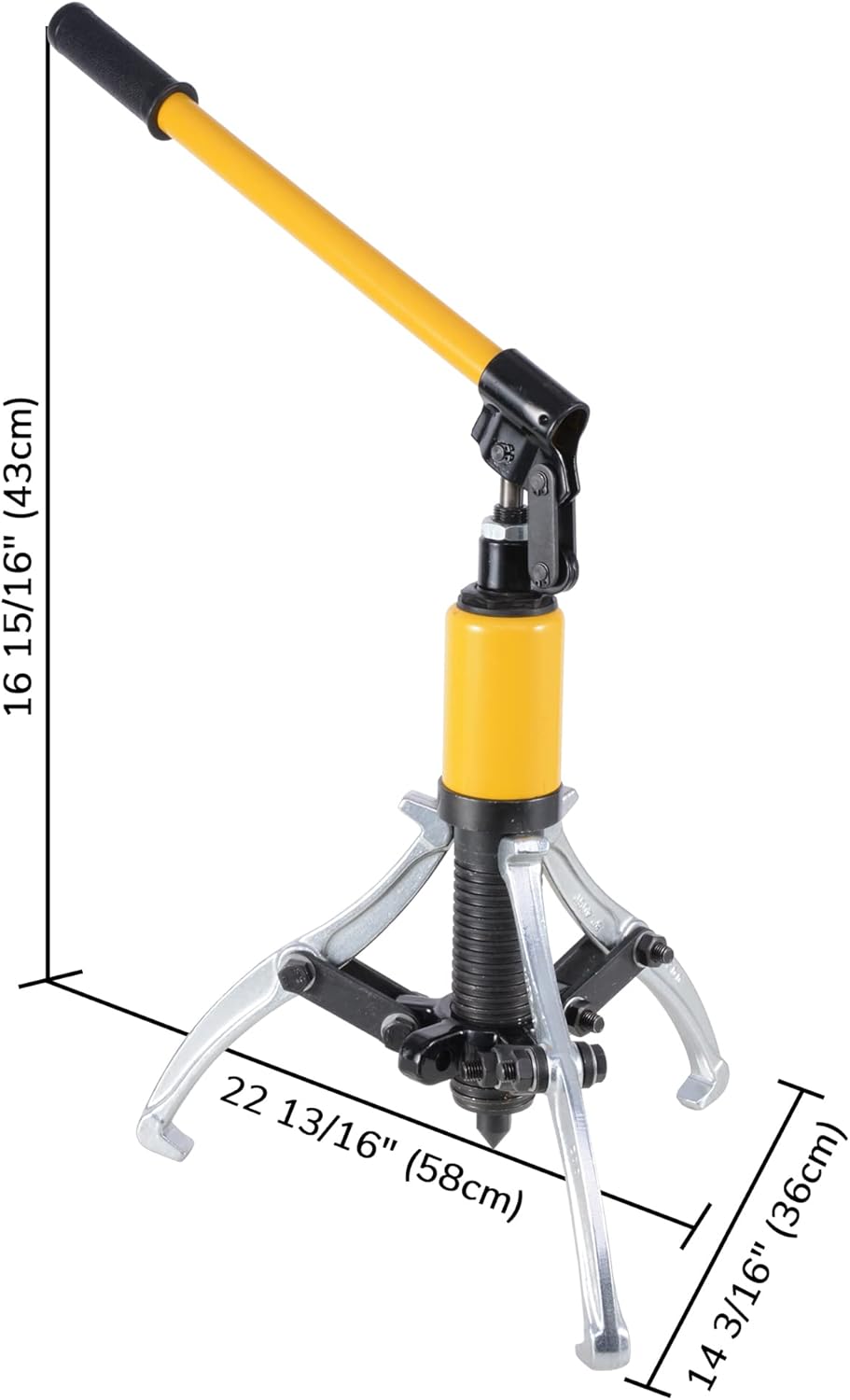 3-Jaw Hydraulic Gear Puller Set 5 Ton with Case I965792