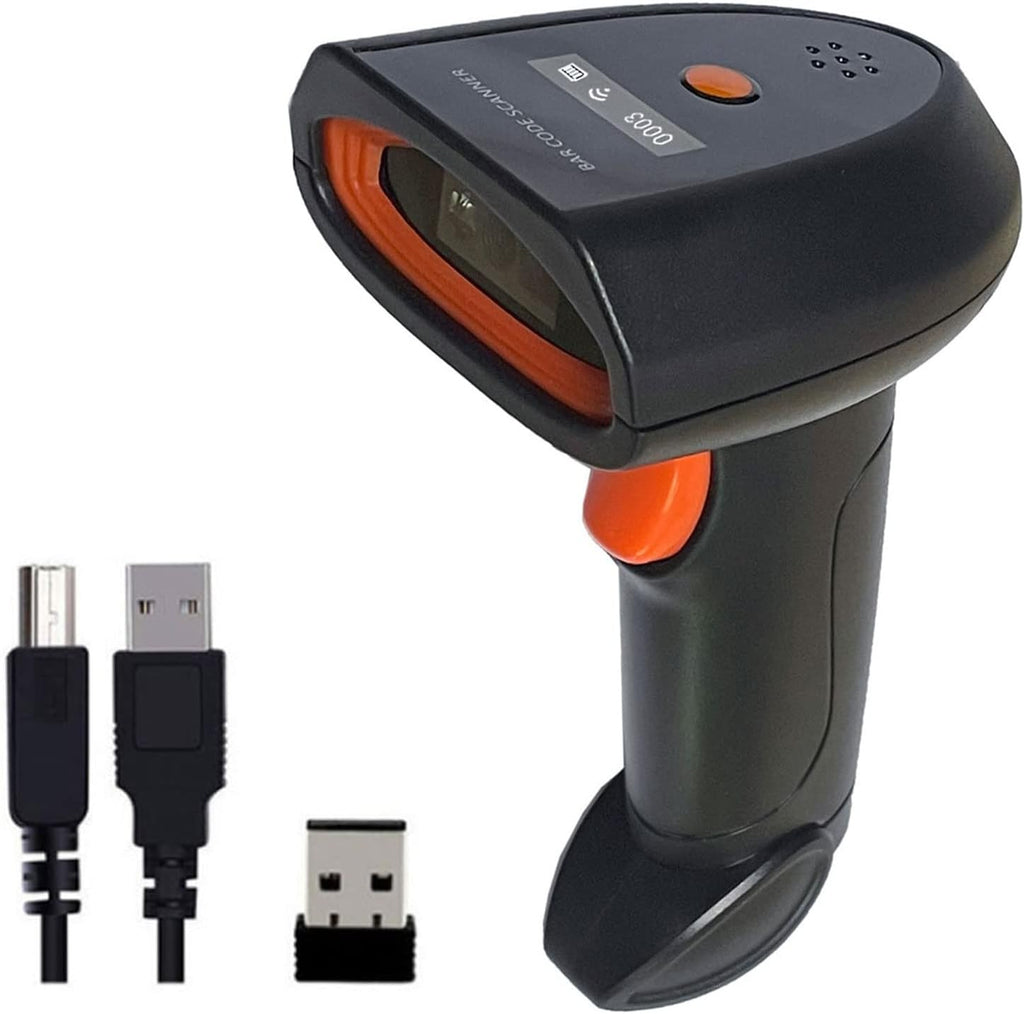 Wireless 1D 2D QR Code Scanner, Pack of 2 I7768