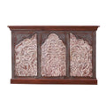 Handcrafted 2-Tone Mango Wood 3-door Sideboard Cabinet C3667