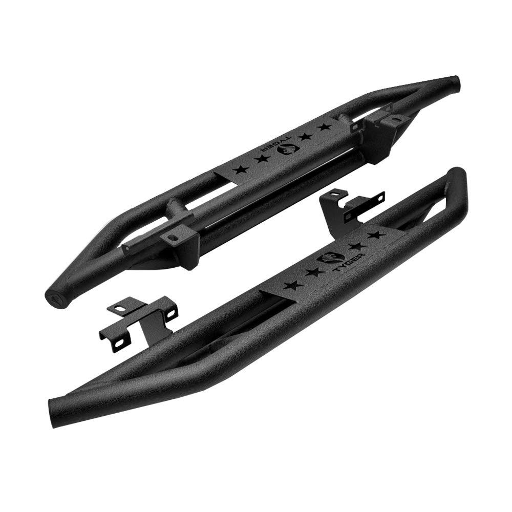 Textured Black Side Step Nerf Bars Running Boards F44107