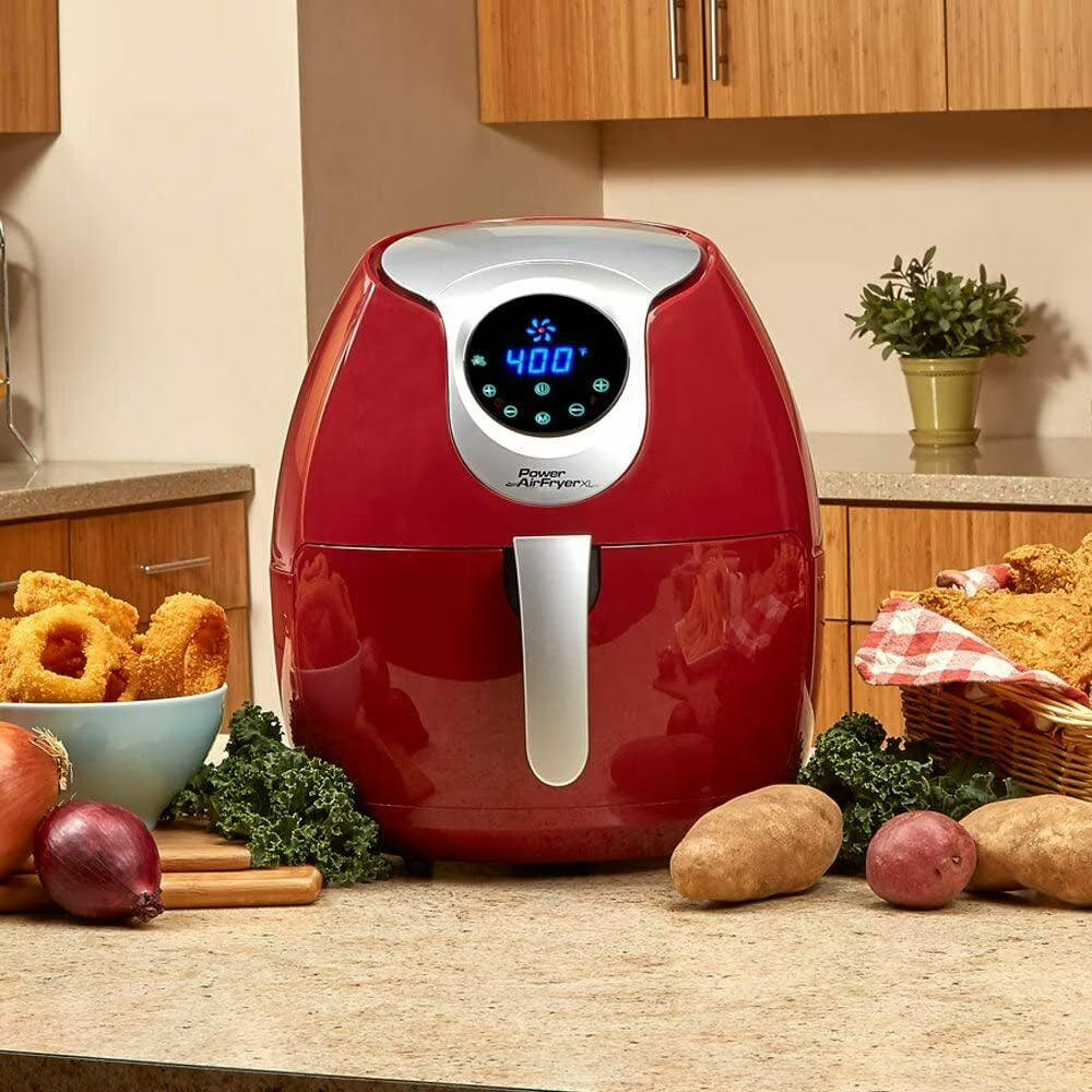 5.3 QT Digital Electric Air Fryer Oven Red Y229