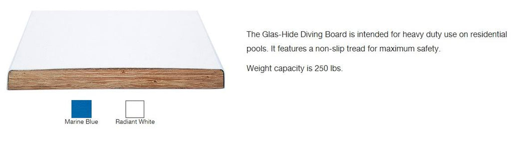 8 foot Marine Blue Diving Board K974071