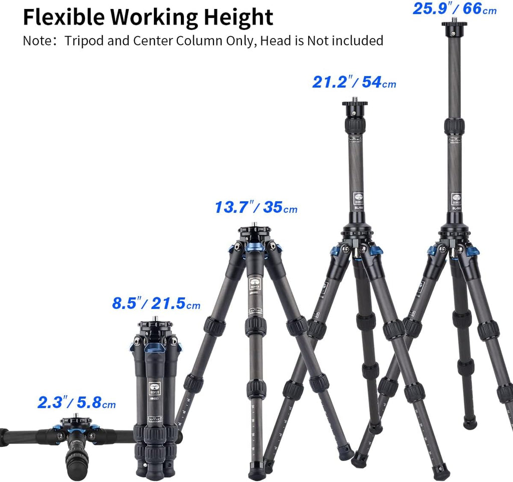 Carbon Fiber Mini Tripod with Center Column B87388