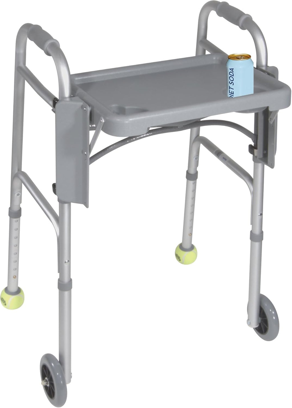 Gray Walker Tray with Cup Holders R5275