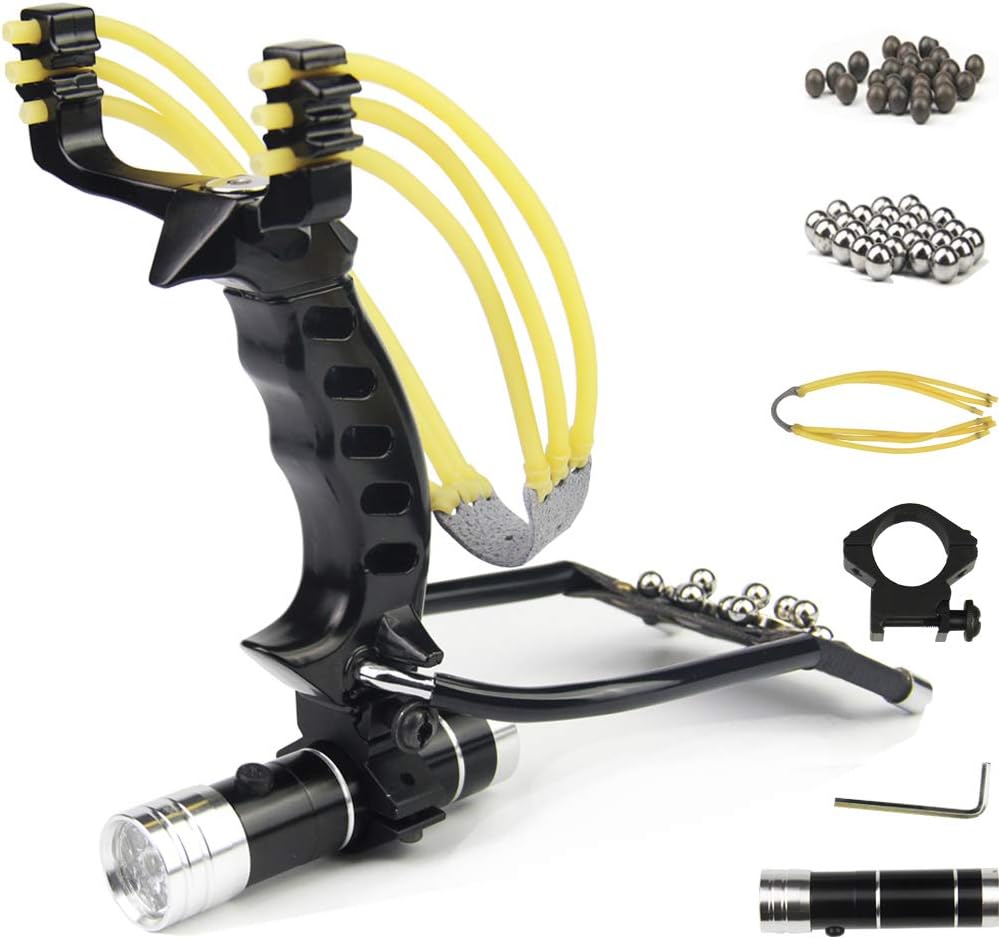 Wrist Sling Hunting Slingshot with Launching Bands M91192