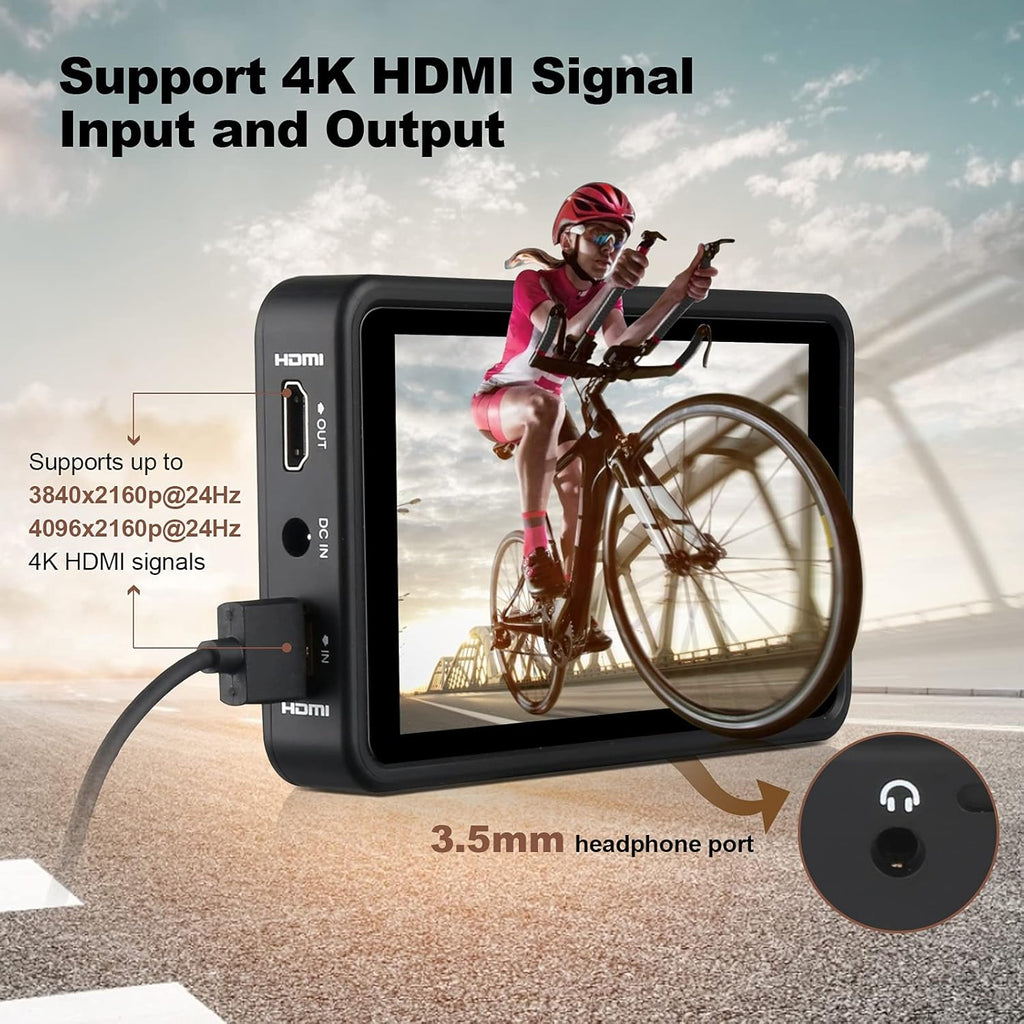 5.5 inch Touch Screen Camera Monitor 1920x1080 IPS 4K P25496