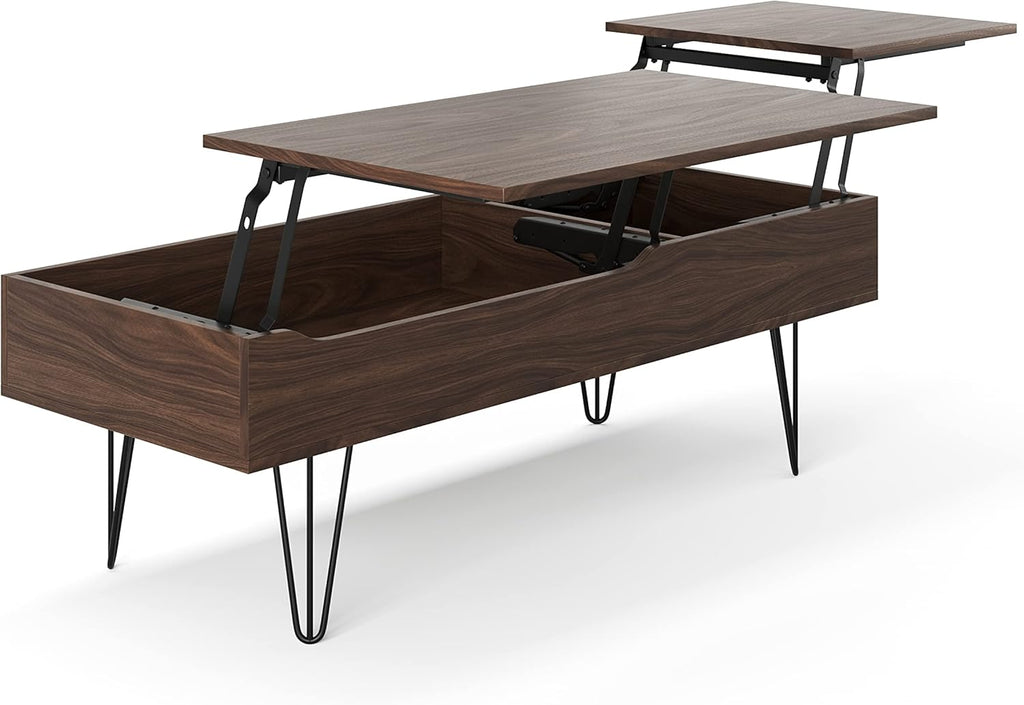 Dark Walnut Lift Top Coffee Table U7683