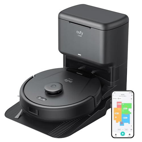 Robot Vacuum with Self Empty Station, 5,000 Pa Suction O702