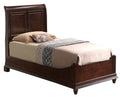 Twin Sleigh Bed in Cappuccino F54660