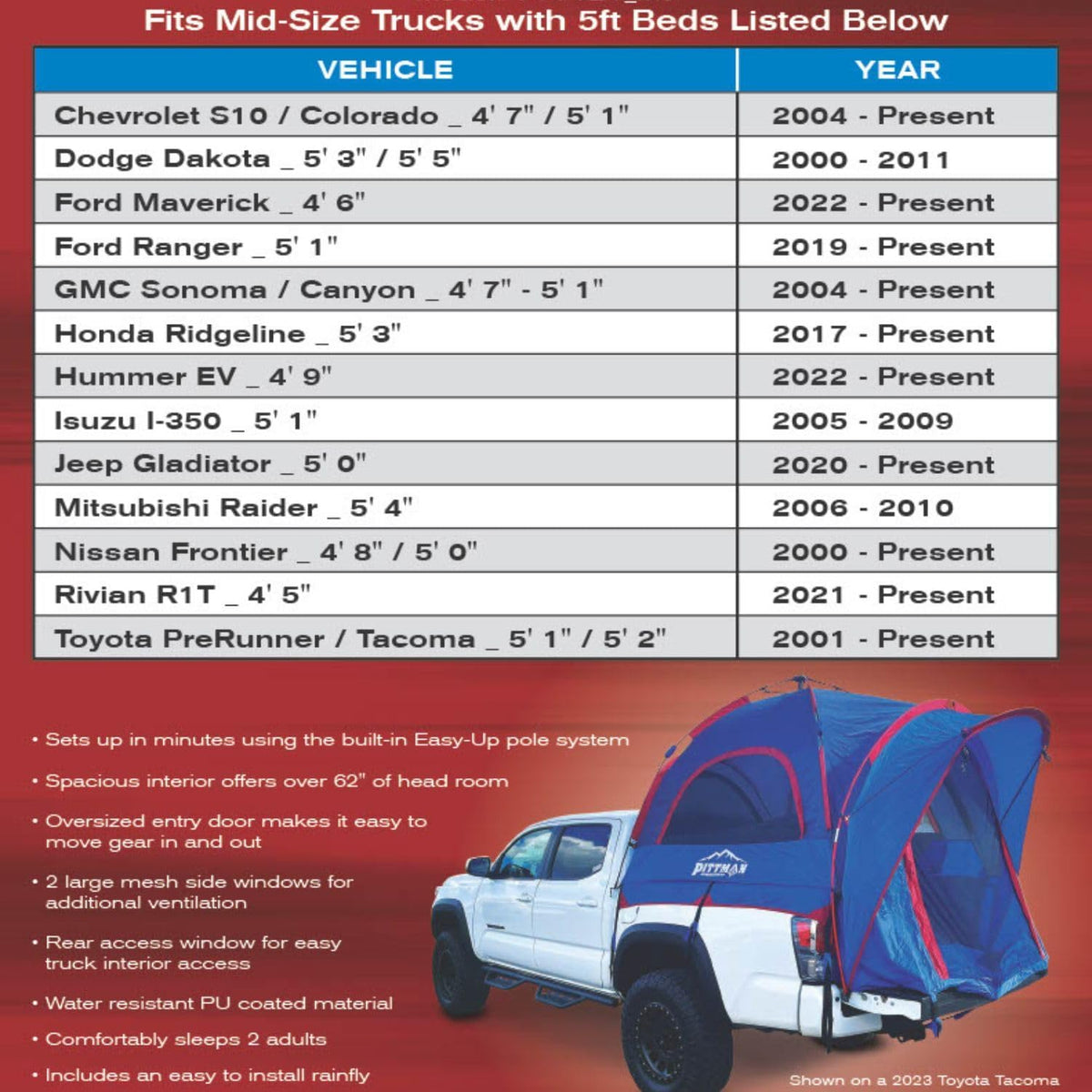 Truck Bed Tent E75951