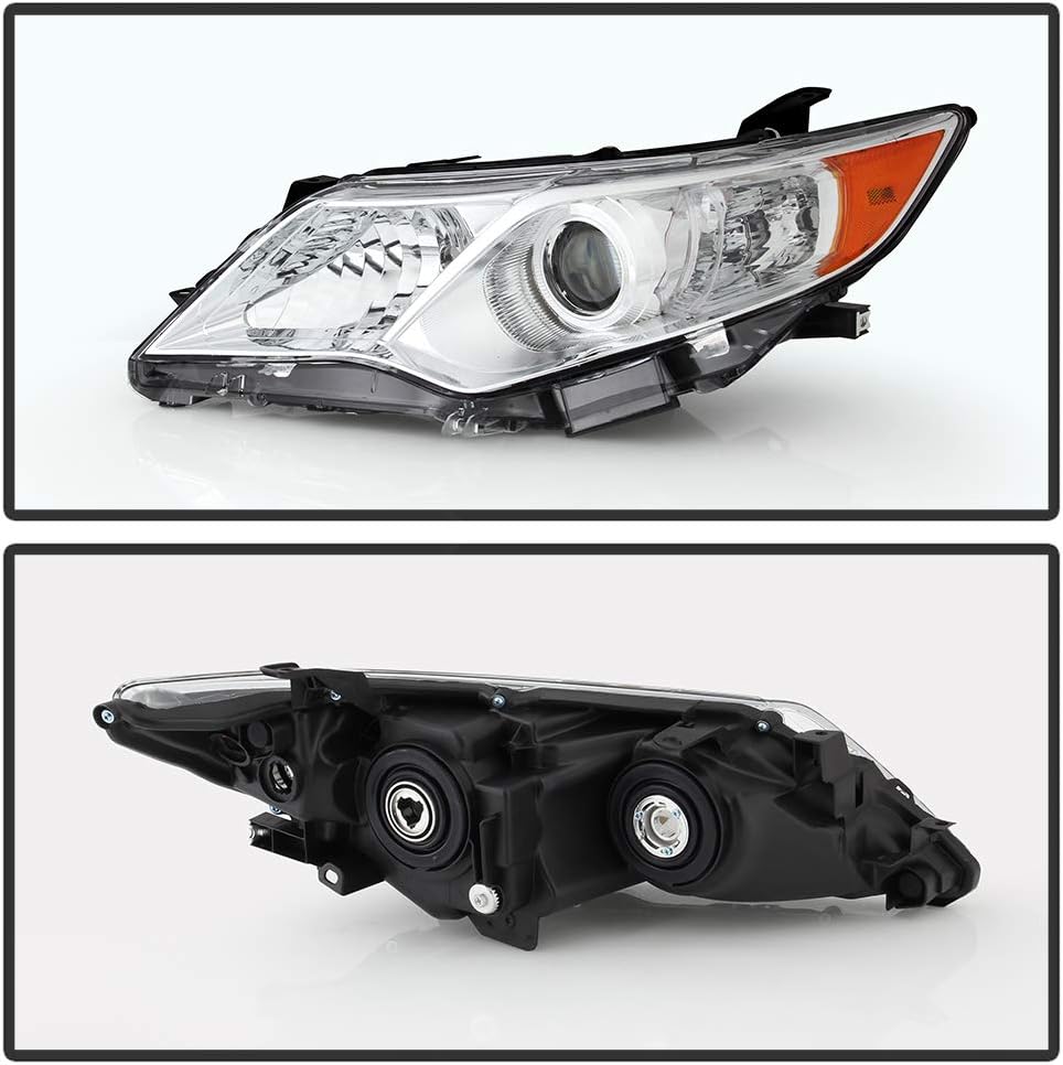 Chrome Housing Projector Headlights Assembly Replacement Left+Right J266