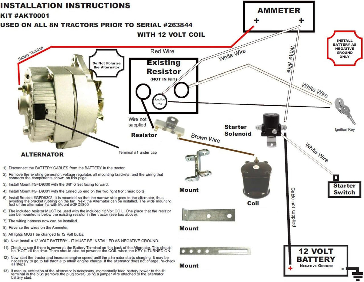 Alternator Conversion Kit R448