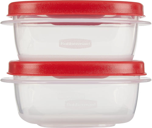 1.25 Cup Racer Red 4-Piece Food Storage Containers J542