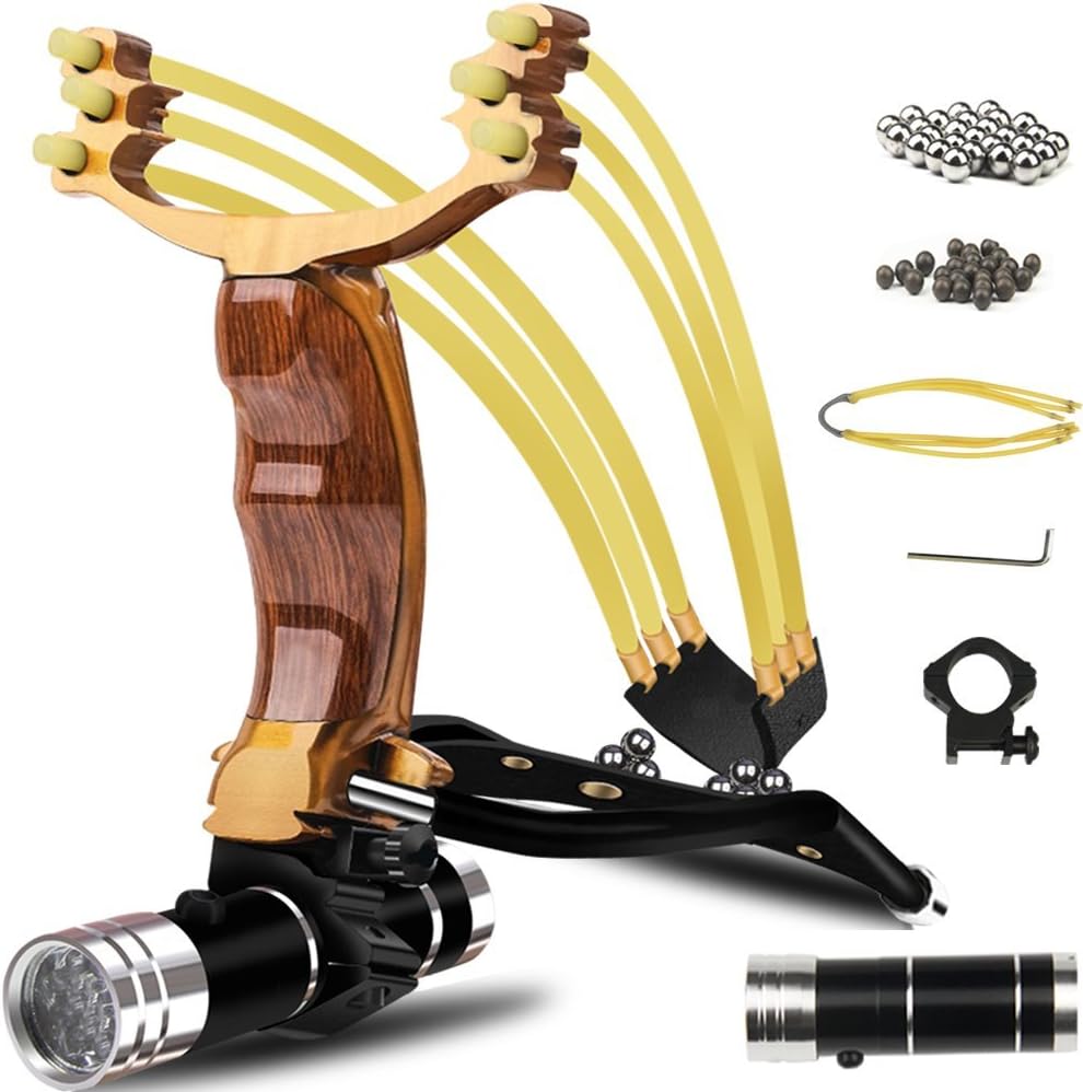 Wrist Sling Hunting Slingshot with Launching Bands M91192