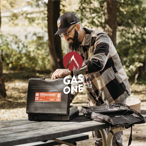 Portable Dual Fuel Propane Butane Stove with Carrying Case N39033