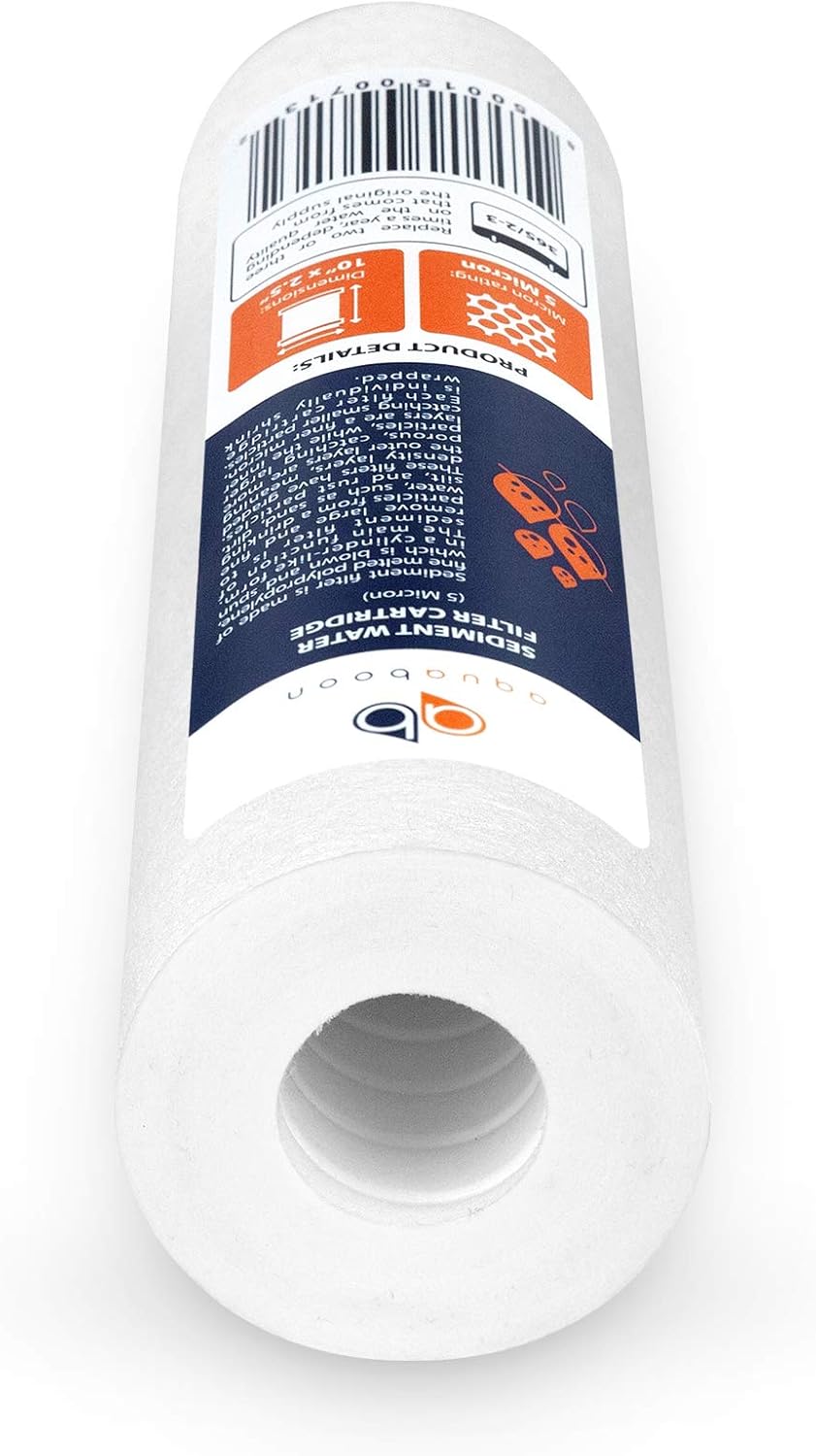 Set of 20 Sediment Carbon 5 Micron 10 inch Water Filter Cartridges H45457