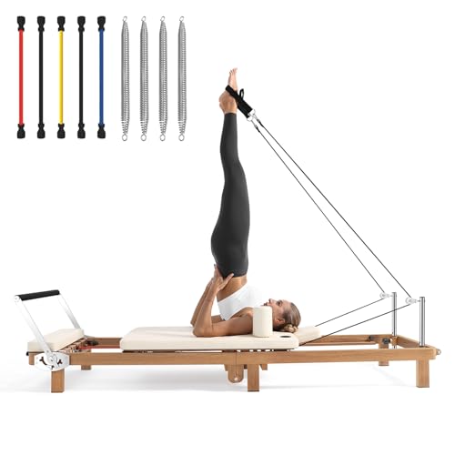 Adjustable Resistance Pilates Reformer with Jumpboard C703981