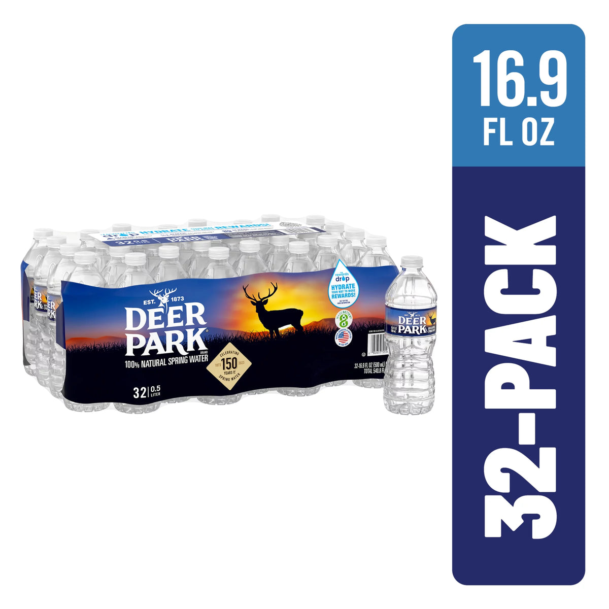 16.9-ounce Plastic Spring Water (Pack of 32) A5364