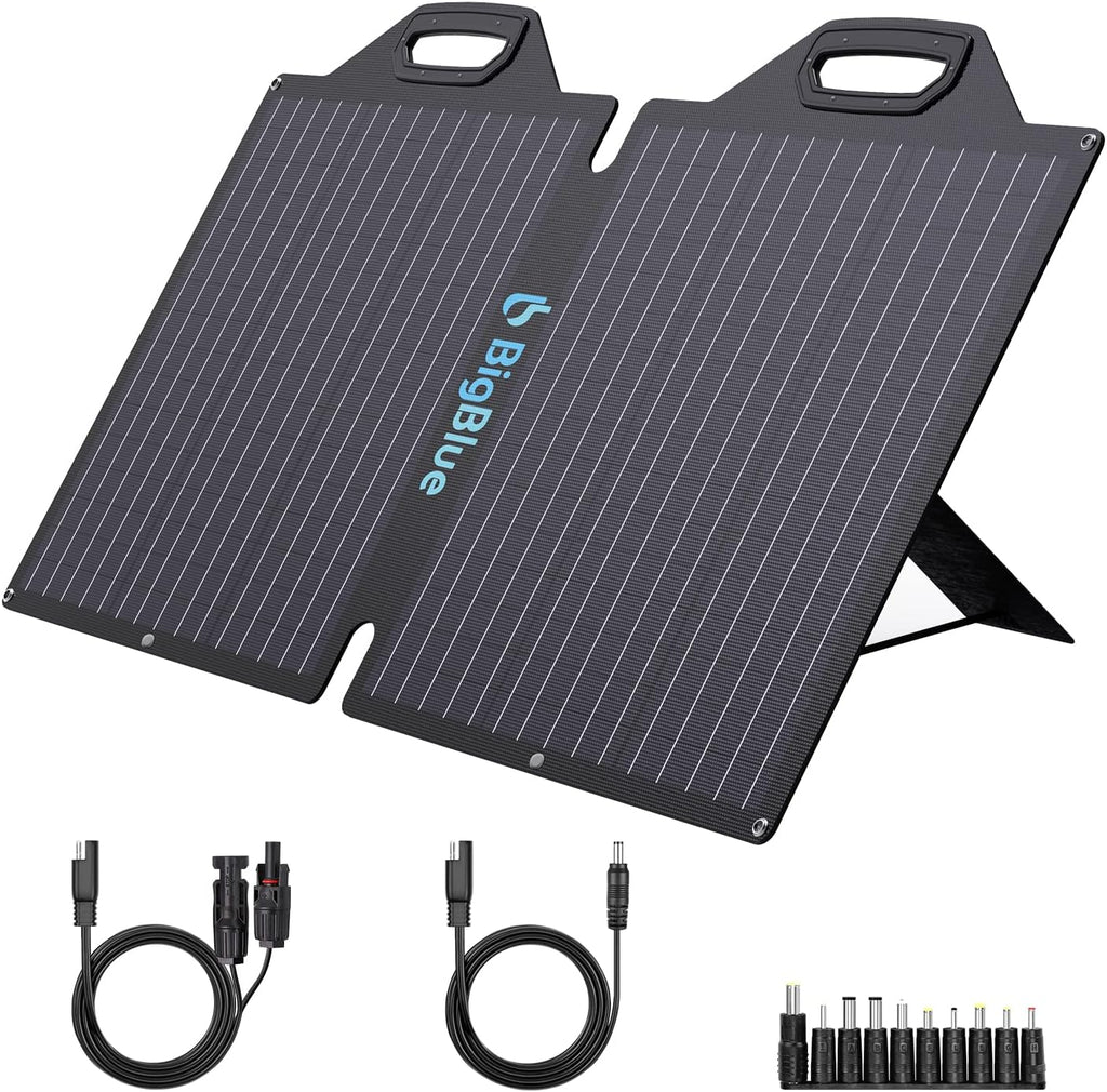 100W ETFE Portable Solar Panels with Kickstands, IP65 Waterproof A6314