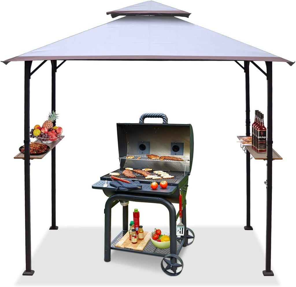 8'x5' Grill Gazebo BBQ Patio Shelter Canopy N45171