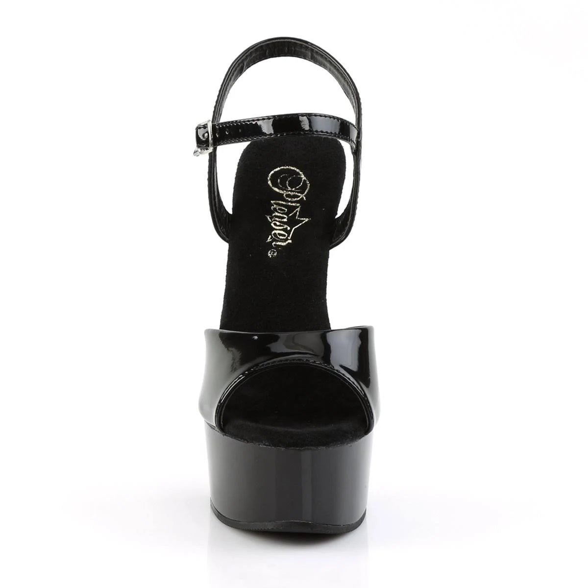 Black Faux Leather Matte Shoes G6151