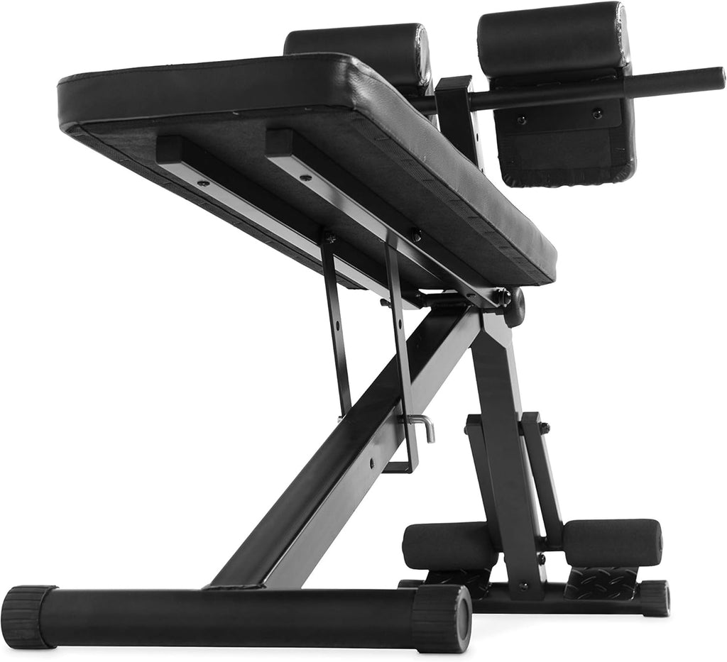 Black Hyperextension Ab Bench D843