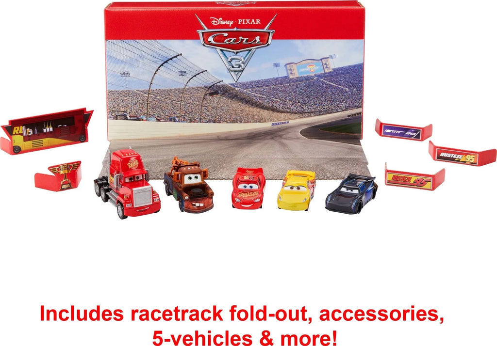 5-Pack Toy Character Cars & 1 Mack Truck B90506