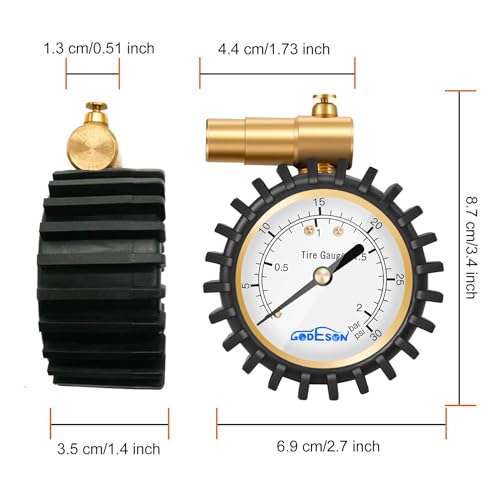 Presta Tire Pressure Gauge Q11781