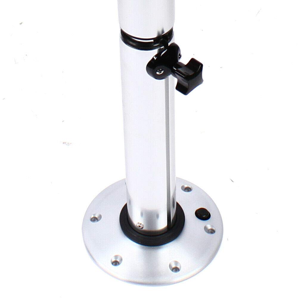 Adjustable Pedestal Table with 4 Cup Holders H100