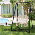 Grey Hammock Chair with Stand L9434