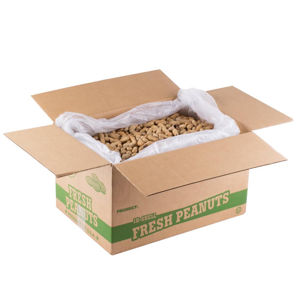 25 lb. Roasted Unsalted In-Shell Peanuts O543