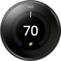 Black Learning Thermostat U197