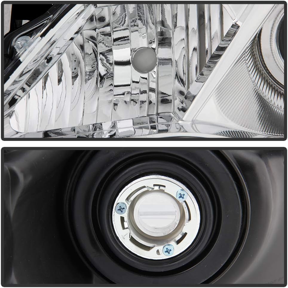 Chrome Housing Projector Headlights Assembly Replacement Left+Right J266
