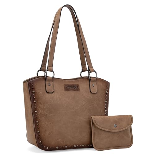 Retro Studded Western Hobo Handbag And Wallet Set H432778