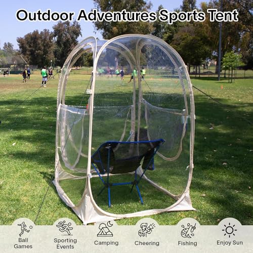Clear Outdoor Bubble Tent 1-6 Person Pop Up Shelter W138