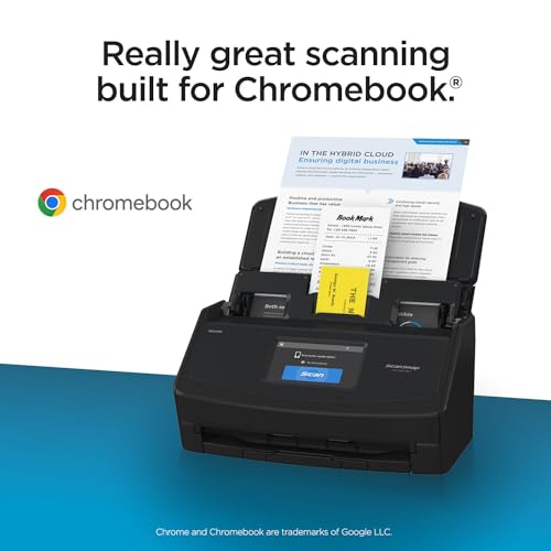Black Wireless Document Scanner with Auto Document Feeder Q39432