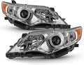 Chrome Housing Projector Headlights Assembly Replacement Left+Right J266