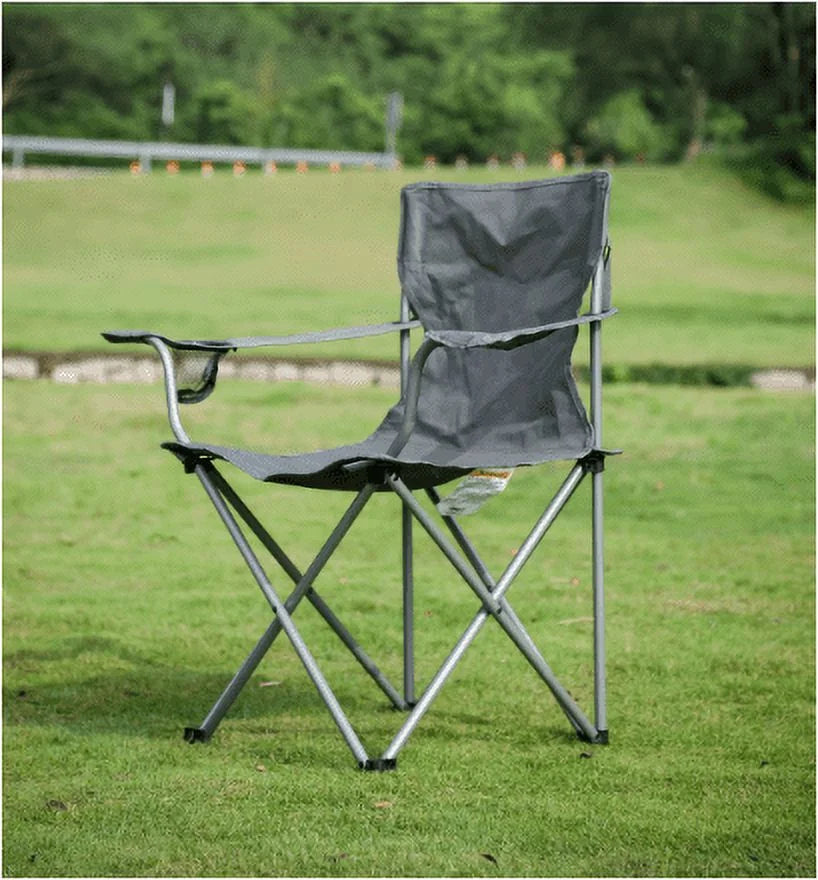 Quad Folding Camp Chair 2 Pack with Mesh Cup Holder B8901