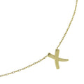 K18 Yellow Gold Kiss Necklace V6806
