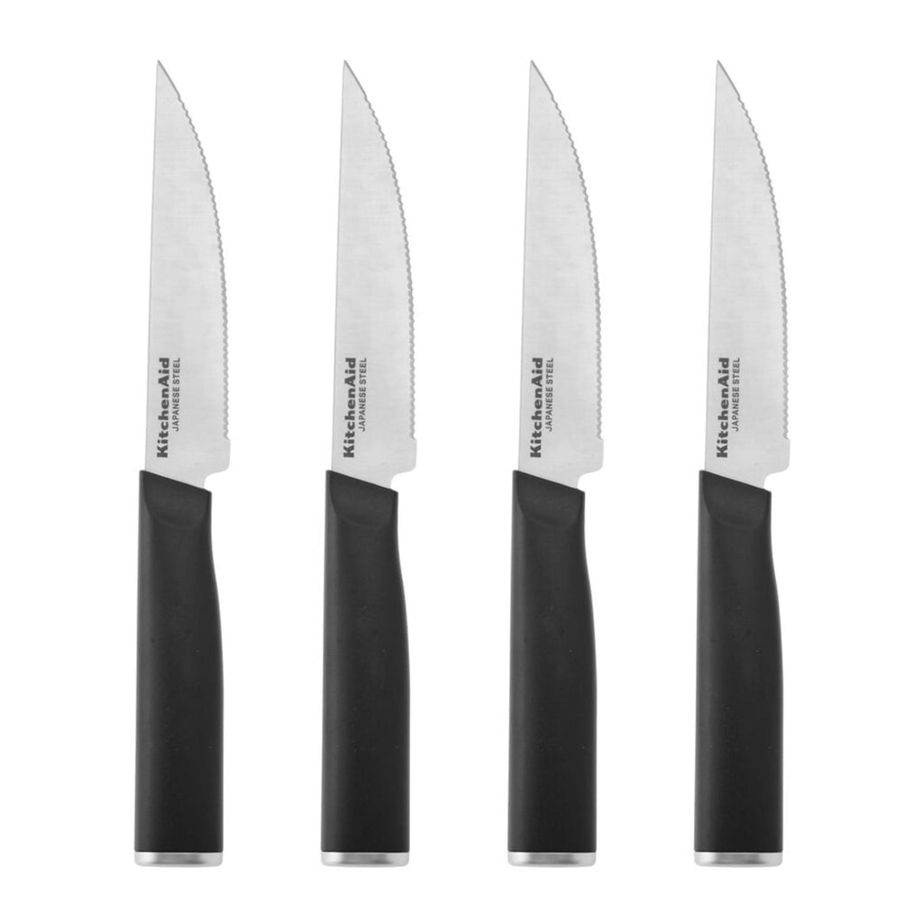 Black 4-piece Steak Knife Set B417427